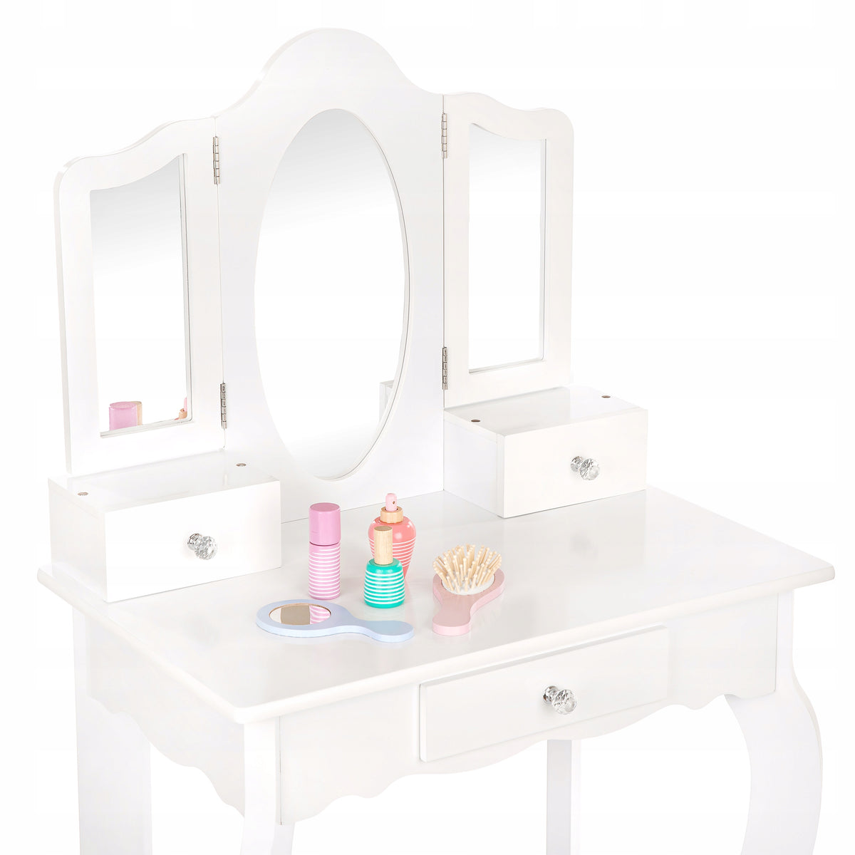 CHRISTMAS BIRTHDAY GIFT IDEAS FOR 3-4 YEAR OLD LARGE DRESSING TABLE ACCESSORIES Color white