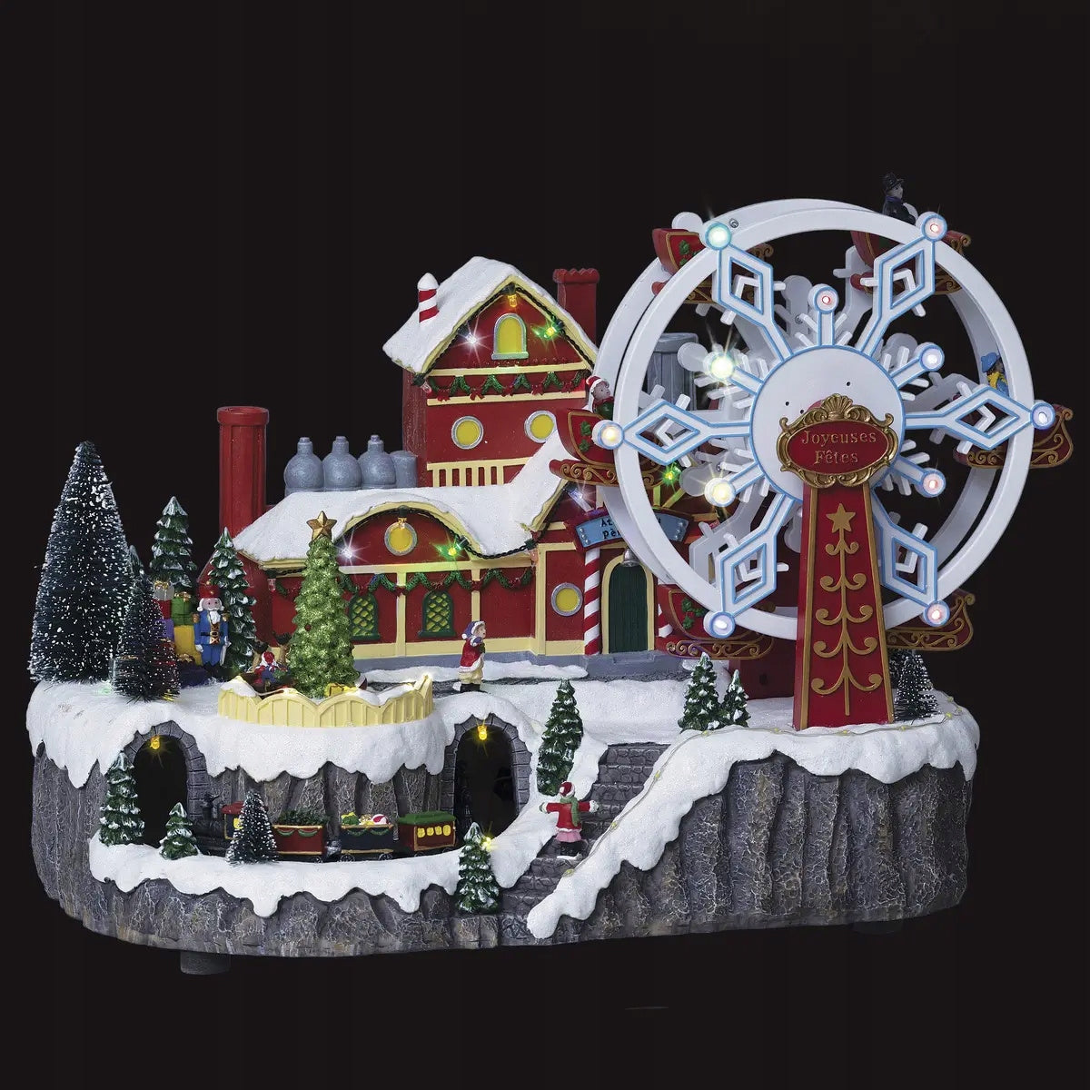 CHRISTMAS FIGURINE FERRIS WHEEL ORNAMENT LED FOR CHRISTMAS 43X27X31,5 CM Brand Fééric Lights and Christmas