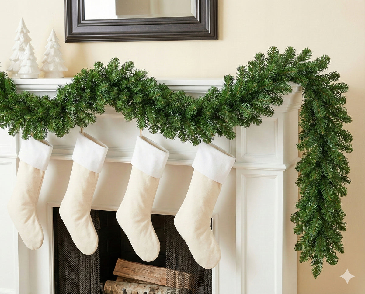 CHRISTMAS GARLAND Christmas Tree Chain Decorative Dense Green 270 cm Manufacturer code GL001