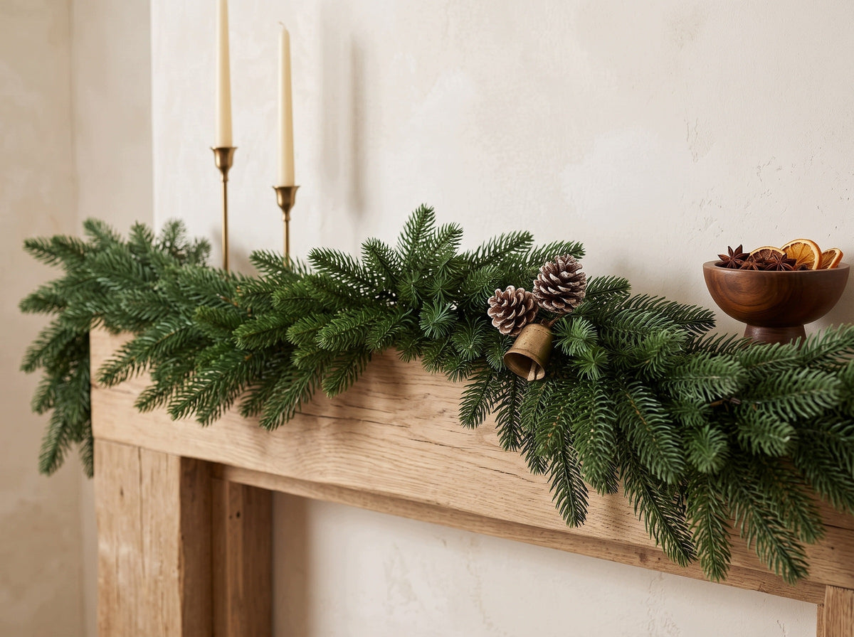 CHRISTMAS GARLAND GREEN 200 cm fir as live 100%PE 3D Brand RGL