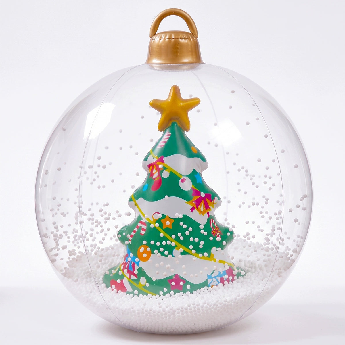 CHRISTMAS INFLATABLE BAUBLE LARGE WITH CHRISTMAS TREE HANGING ORNAMENT FOR CHRISTMAS 60 CM Manufacturer code 5908035726061