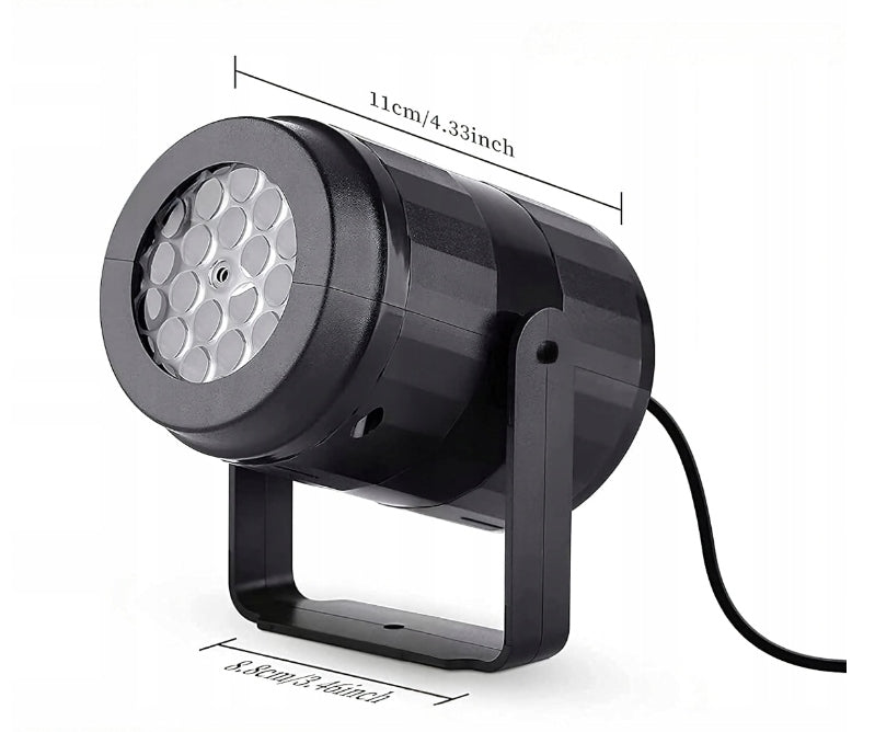 CHRISTMAS LASER PROJECTOR FOR HOME AND HOME 2in1 PROJECTOR "SNOWFLAKE" IP65 Manufacturer code Rzutnik laserowy led boze narodzenie święta