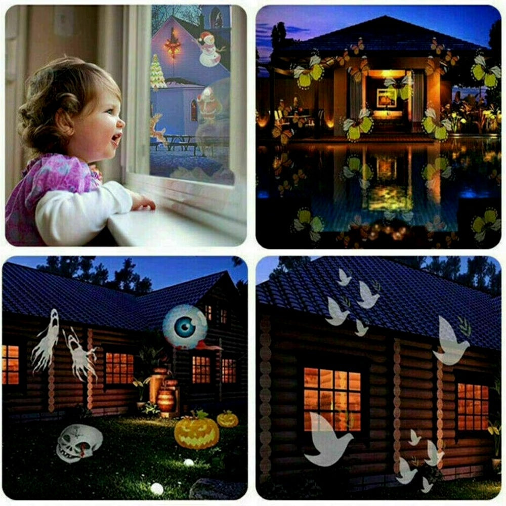 CHRISTMAS LED PROJECTOR 12 DESIGNS SNOW LASER SPOTLIGHT FOR HOME PROJECTOR Manufacturer code CGVCR656356GF
