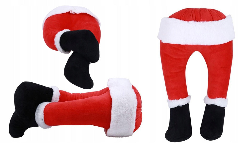 CHRISTMAS ORNAMENTS LEGS SANTA CLAUS PLUSH TOYS FOR CHRISTMAS TREE DECORATIONS Manufacturer code Ozdoba Choinkowa Nogi Mikołaja