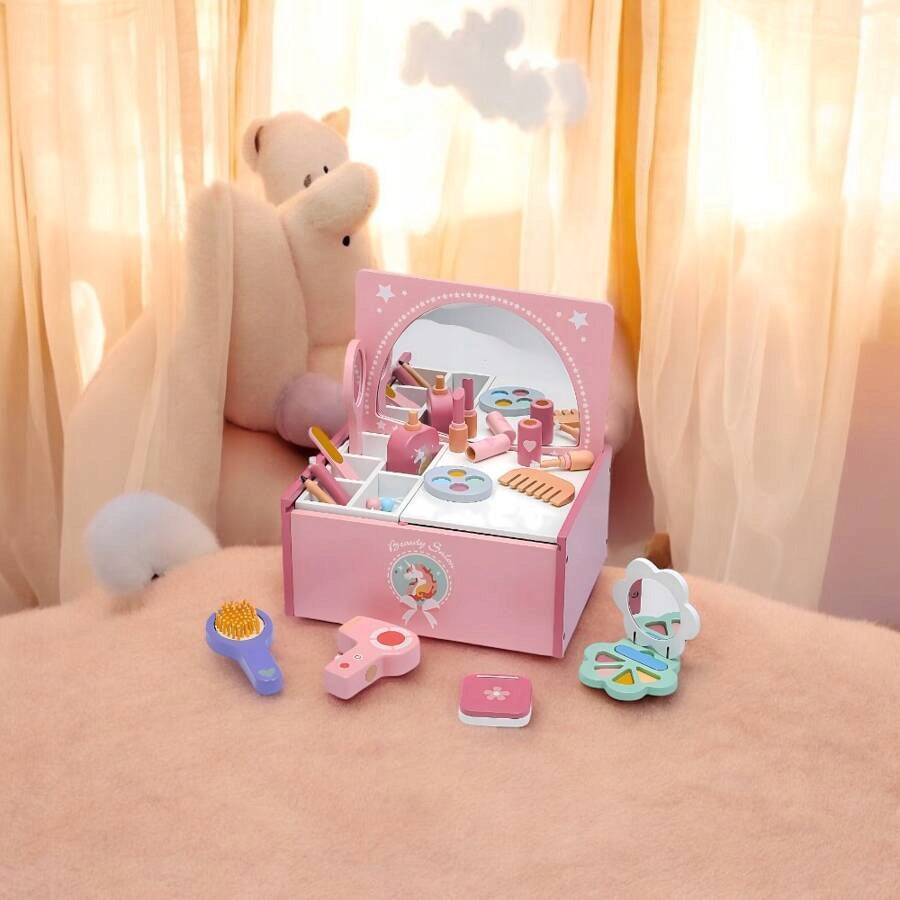CHRISTMAS PRESENTS FOR SANTA CLAUS CHRISTMAS FOR 3-4 YEAR OLD WOODEN DRESSING TABLE Brand Merkan