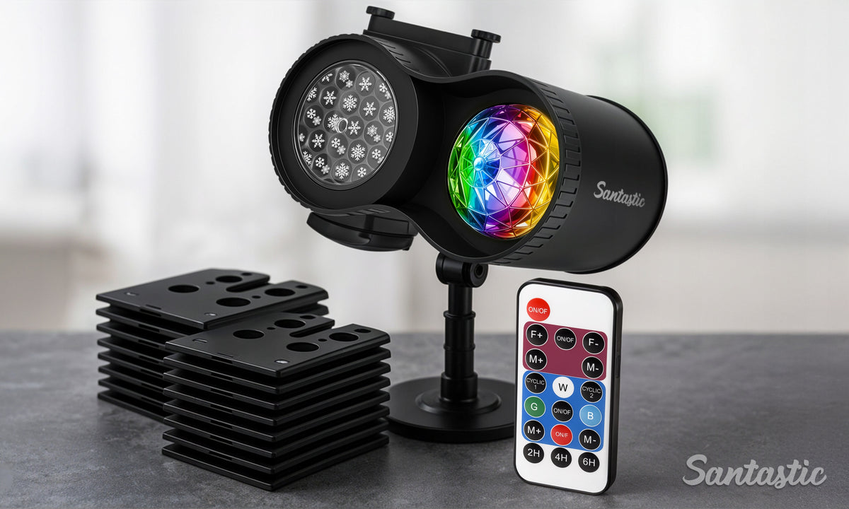 CHRISTMAS PROJECTOR HD Outdoor Laser Projector for Home 64 PATTERNS + REMOTE CONTROL EAN (GTIN) 5904665060179