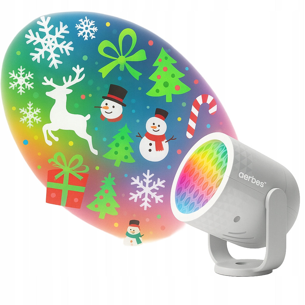 CHRISTMAS PROJECTOR LED DECORATION CHRISTMAS DECORATION 360 RGB