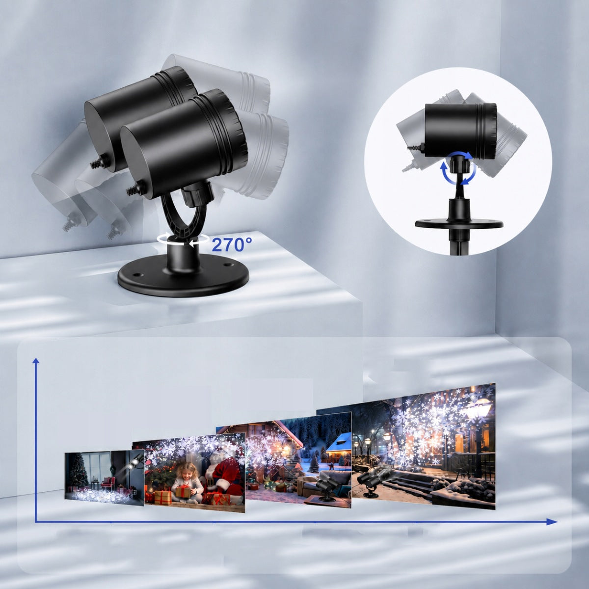 CHRISTMAS PROJECTOR LED LASER PROJECTOR FOR HOME WALL IP65 Manufacturer code 4069332228342