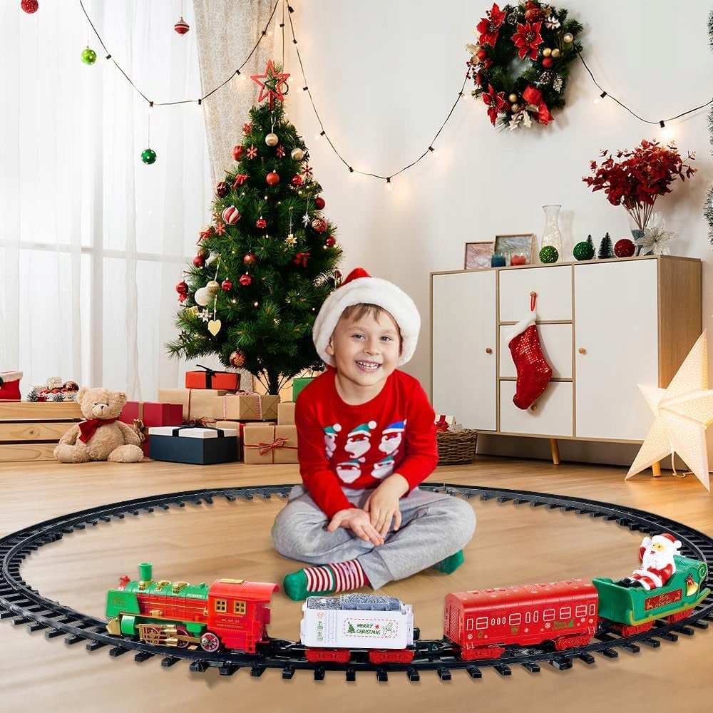 CHRISTMAS QUEUE ELECTRIC HANGING TRAIN TRACK WITH LIGHT AND SOUND Manufacturer code VL-982