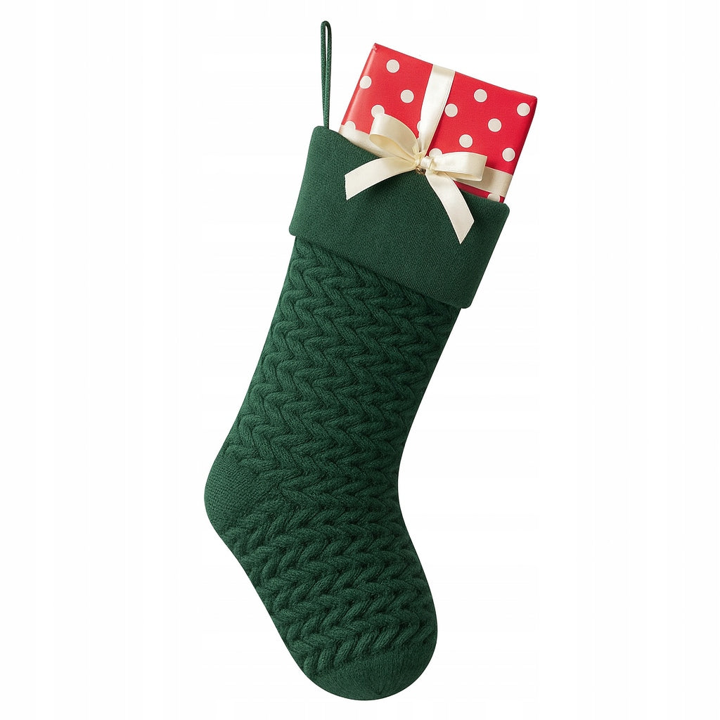 CHRISTMAS SOCK FOR FIREPLACE GIFTS SANTA CLAUS LARGE DECORATIVE