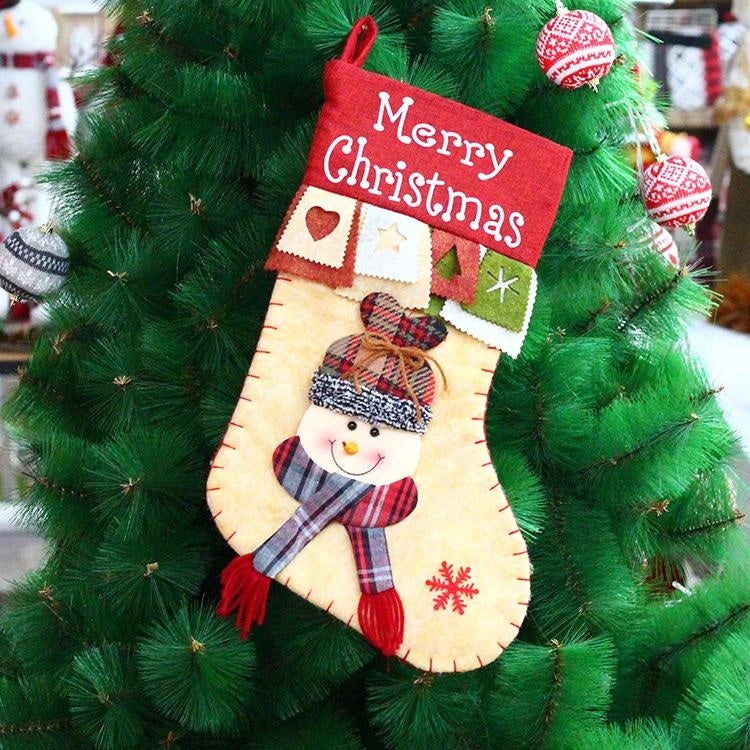 CHRISTMAS SOCK GIFT SHOE FIREPLACE GIFT ORNAMENT DECORATION 1PCS Brand no brand
