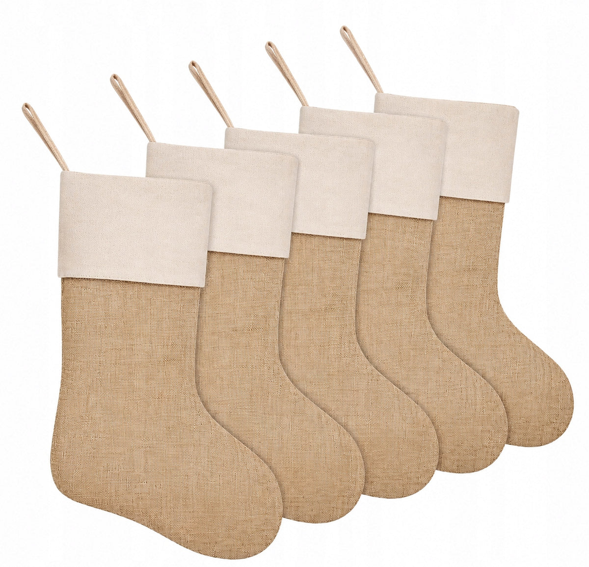 CHRISTMAS SOCKS FOR SWEETS Decorative for Fireplace DIY Set of 5