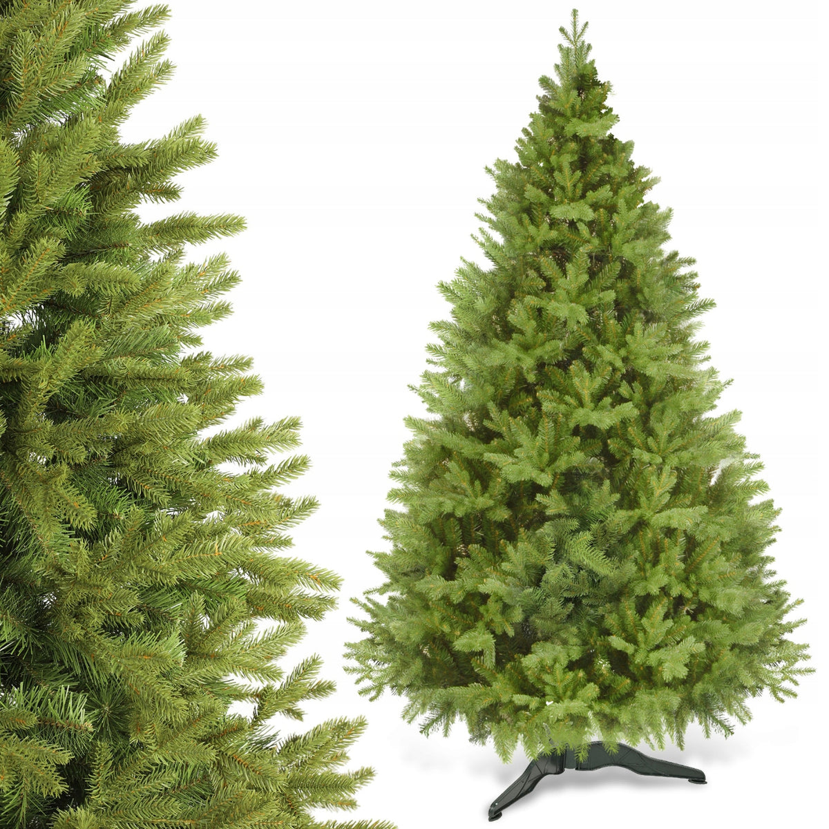 CHRISTMAS TREE ARTIFICIAL AS LIVE 180 cm SPRUCE PREMIUM 100% PE DENSE BEAUTIFUL STAND
