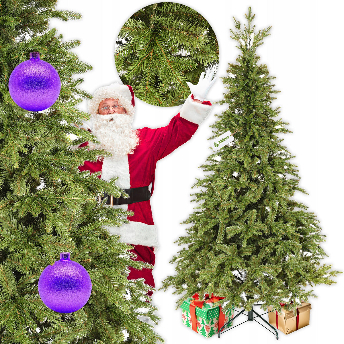 CHRISTMAS TREE ARTIFICIAL AS LIVE CAUCASIAN SPRUCE 220 CM MIX PE/PVC DENSE REAL