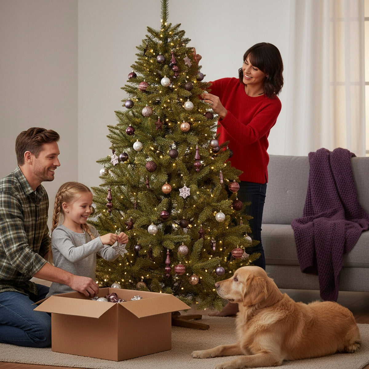 CHRISTMAS TREE ARTIFICIAL CAUCASIAN SPRUCE ROYAL TREES PREMIUM LUX 240cm DENSE BEAUTY Brand Springos