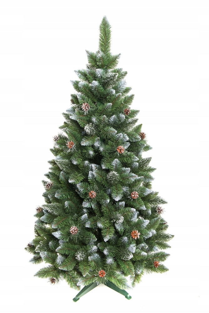 CHRISTMAS TREE ARTIFICIAL GREEN DIAMOND PINE DENSE 90 cm FROSTED Packaging status original