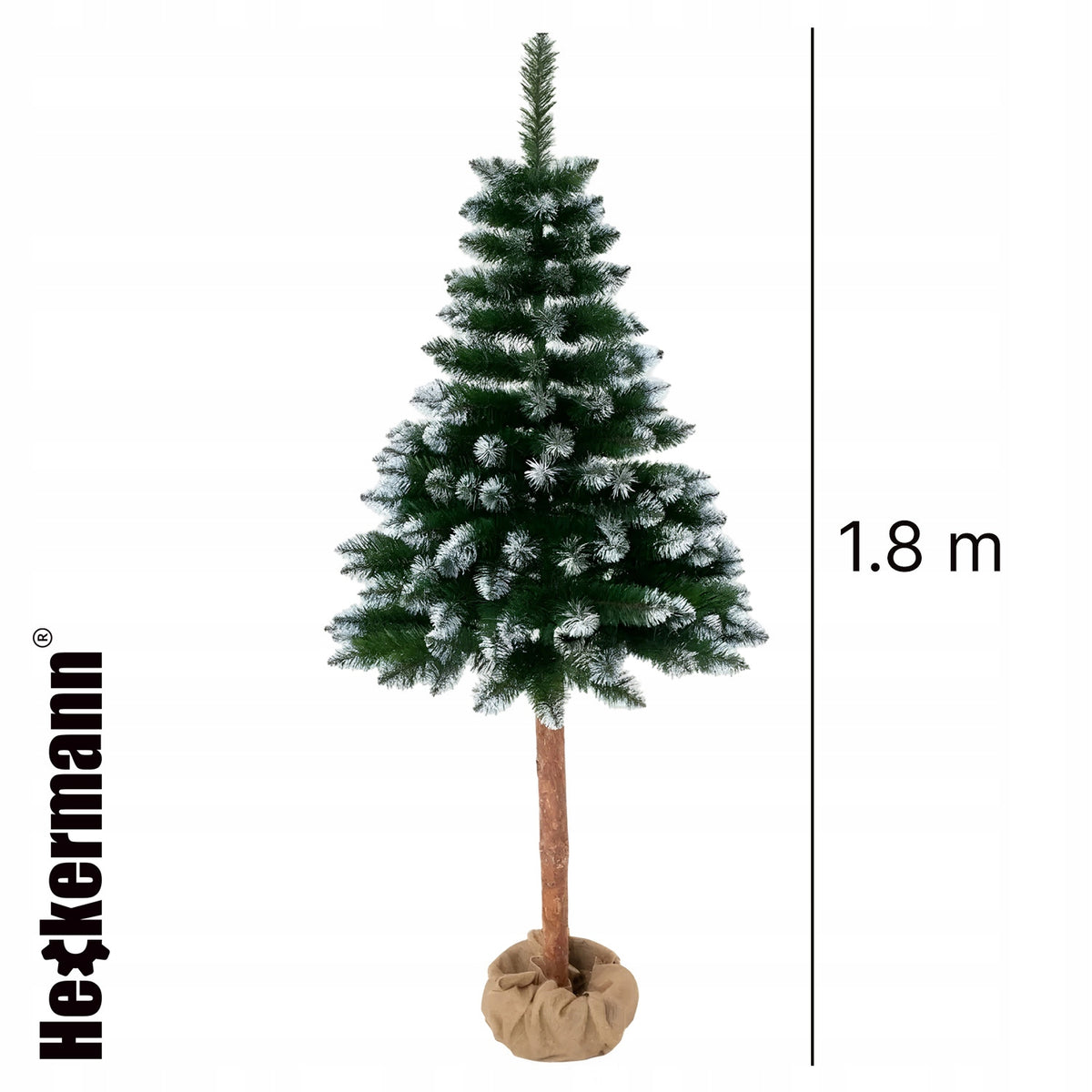 CHRISTMAS TREE ARTIFICIAL PINE ON DIAMOND TRUNK SNOW-COVERED 180 CM LIKE A LIVING THICK Brand Ecarla