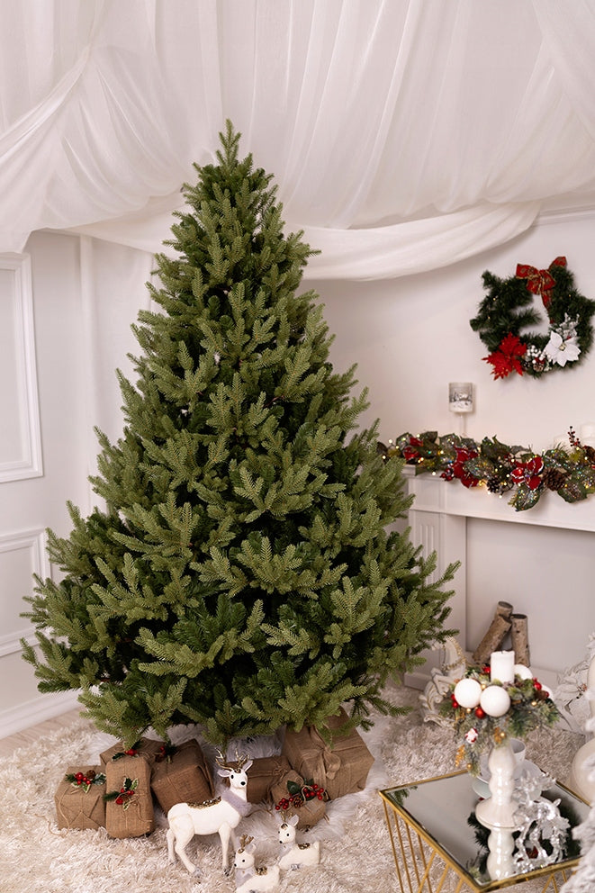 CHRISTMAS TREE ARTIFICIAL PREMIUM SPRUCE PE PVC AS LIVE 3D 250CM SNAPTREE Height 221 - 250 cm