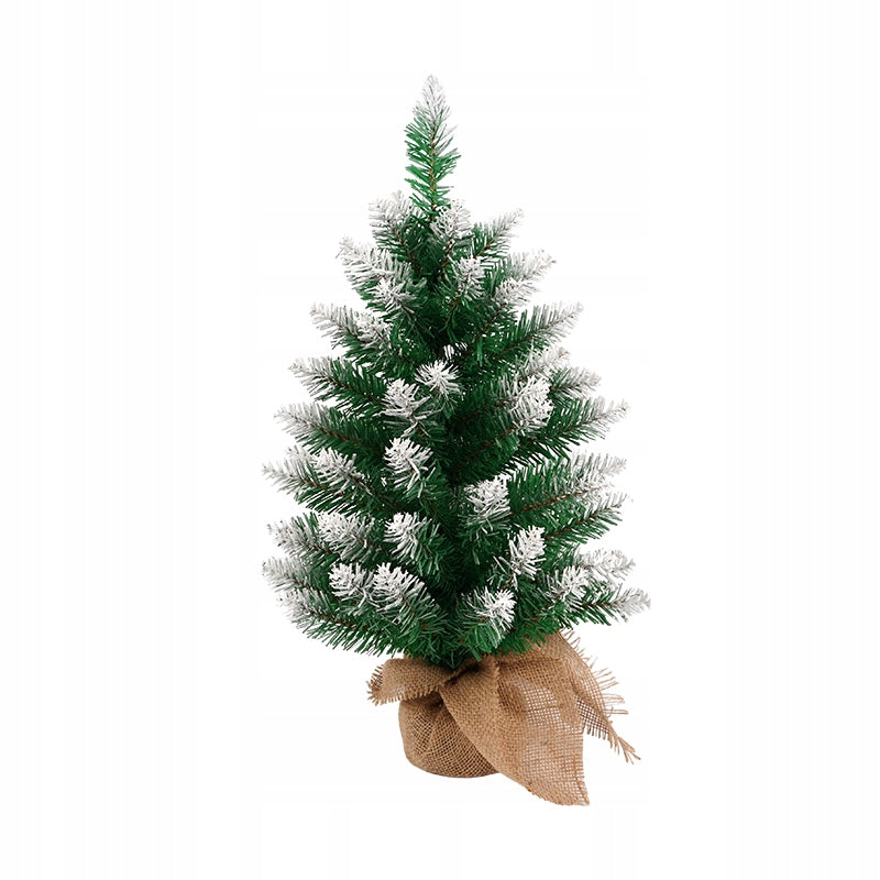 CHRISTMAS TREE ARTIFICIAL SMALL CHRISTMAS TREE DIAMOND PINE 60 CM JUTE PREMIUM SNOW-COVERED Manufacturer code I-H095