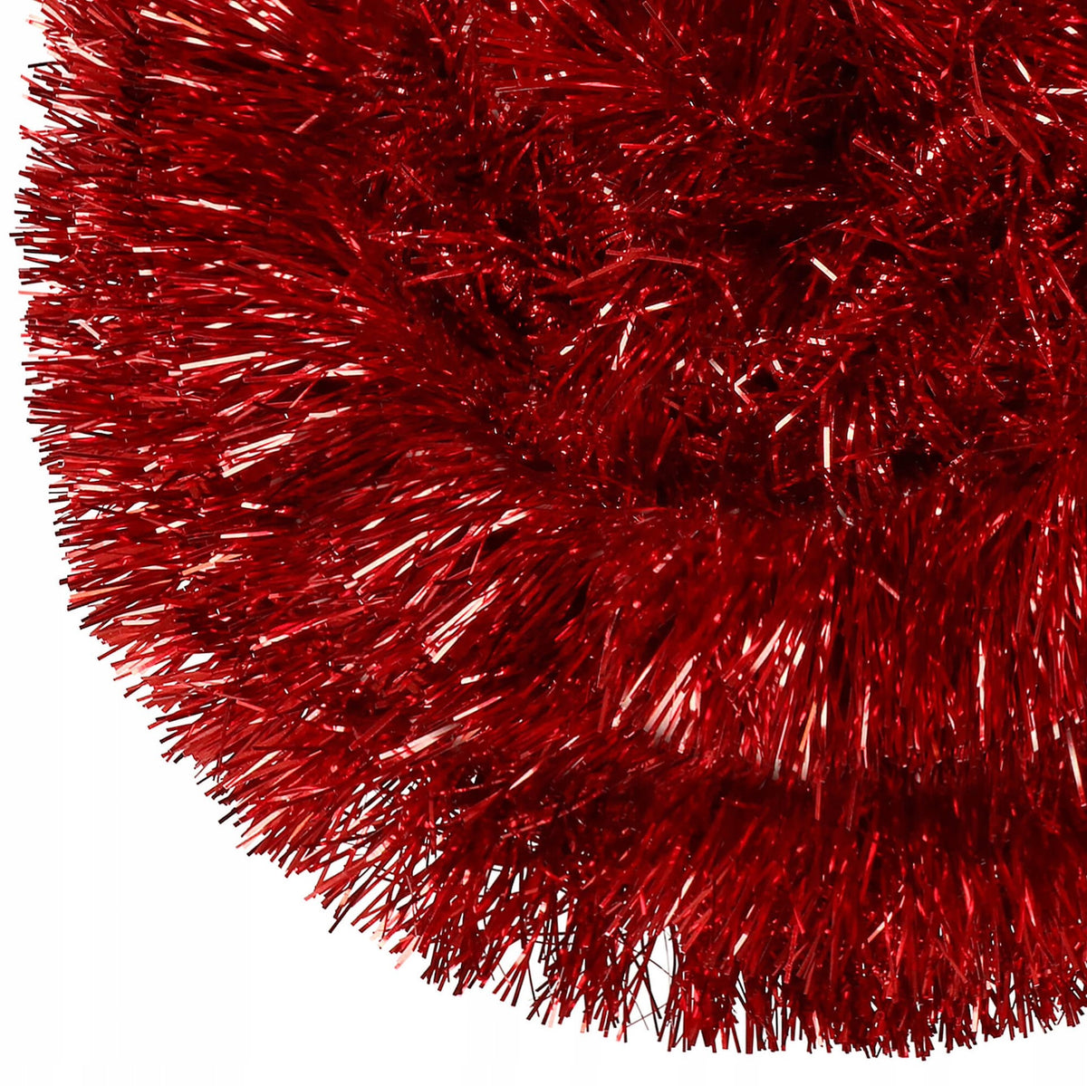 CHRISTMAS TREE CHAIN red 6m CHRISTMAS GARLAND FOR THE CHRISTMAS TREE XXL thick 7cm Brand Springos