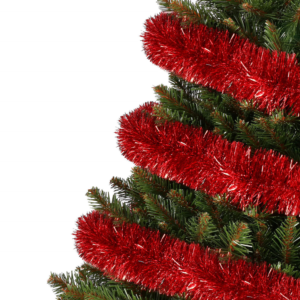 CHRISTMAS TREE CHAIN red 6m CHRISTMAS GARLAND FOR THE CHRISTMAS TREE XXL thick 7cm Packaging status original