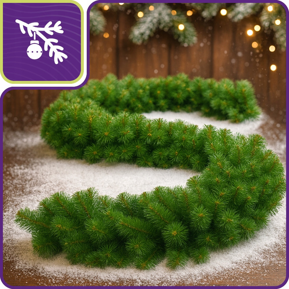 CHRISTMAS TREE GARLAND DENSE AS LIVE CHRISTMAS TREE DECORATION CHAIN 3m Manufacturer code zewnętrzna wewnętrzna choinka 280 CM PUSZYSTA