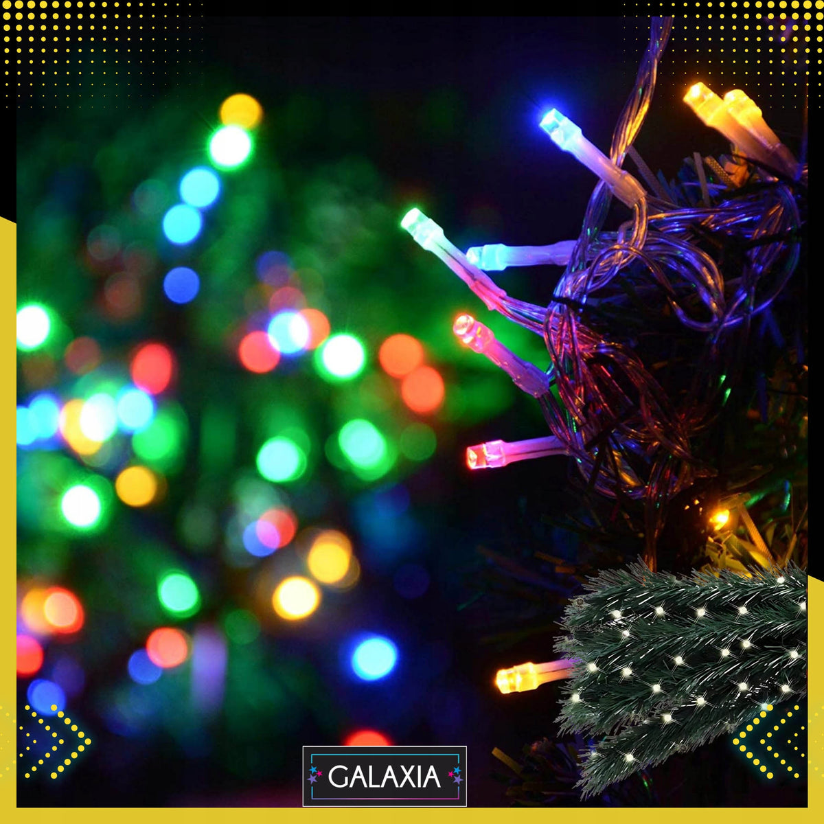 CHRISTMAS TREE LIGHTS 500 LED 50m Multicolor Outdoor Christmas Colorful Manufacturer code LAMPKI CHOINKOWE 500 LED 501m kolorowe, multi