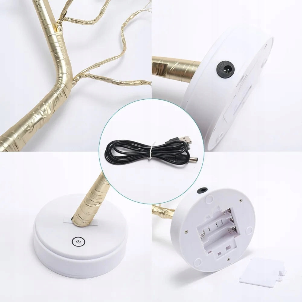 CHRISTMAS TREE LIGHTS NIGHT LIGHT DECORATIVE TREE NIGHT LIGHT 108LED XXL 50cm Packaging status original
