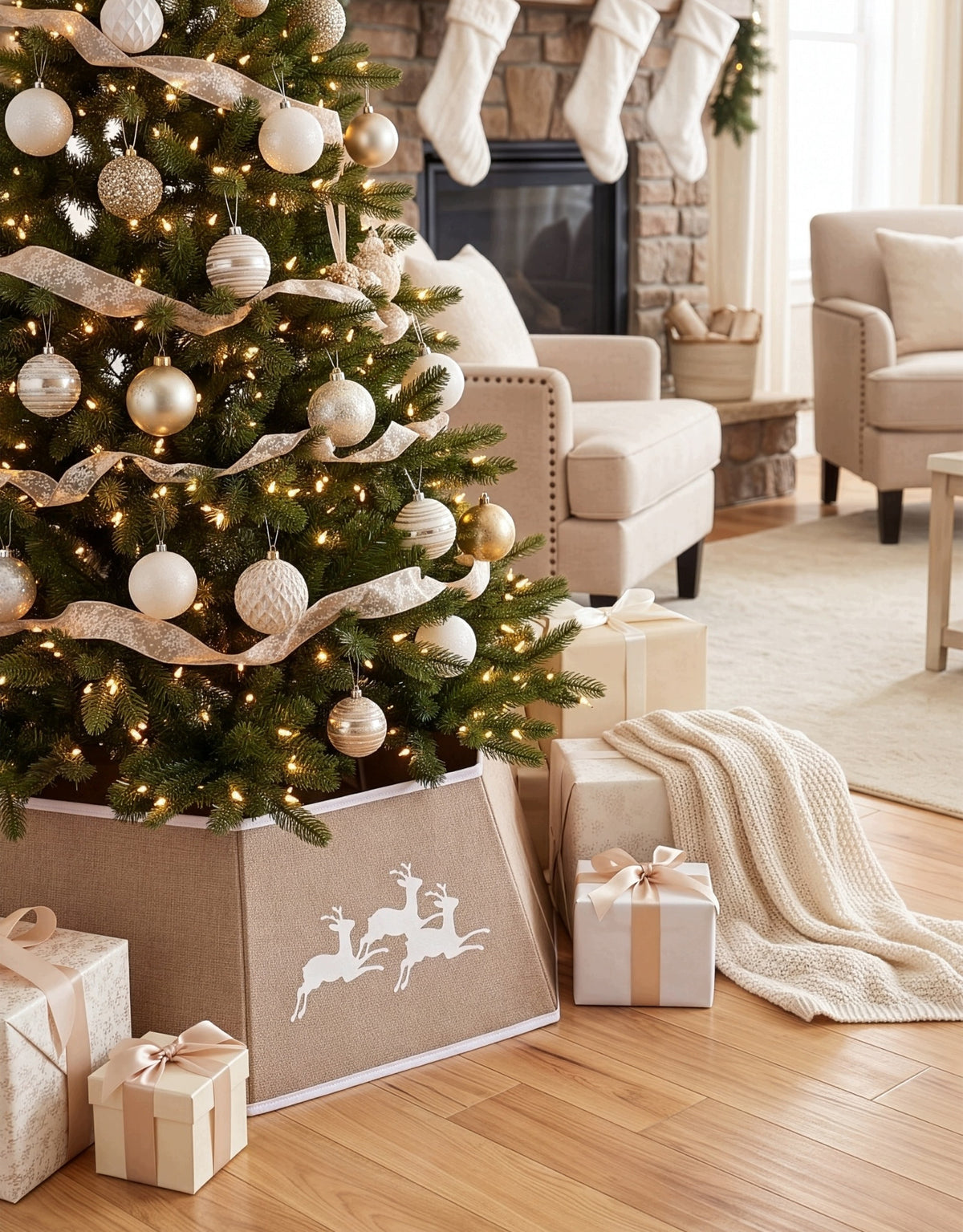 CHRISTMAS TREE STAND COVER 68x25 CM CHRISTMAS DECORATION CHRISTMAS TREE DECORATION Brand RGL