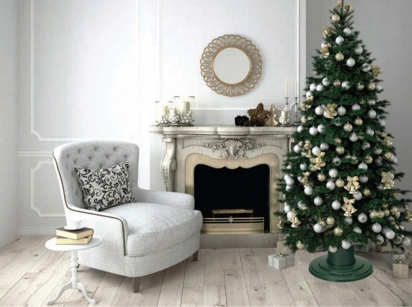 CHRISTMAS TREE STAND FOR TREE LARGE CHRISTMAS TREE STAND SILVER Packaging status original