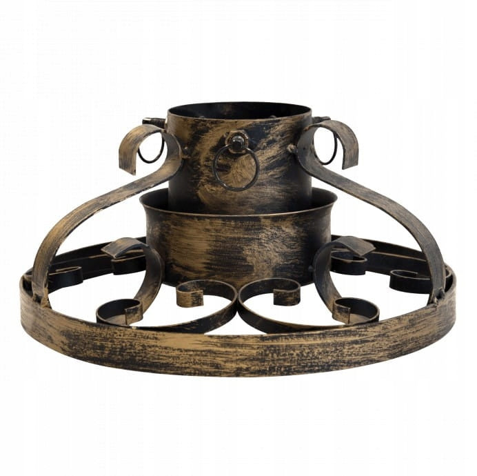 CHRISTMAS TREE STAND GOLD METAL WITH WATER CONTAINER 0,9 L STABLE EAN (GTIN) 6971825802534