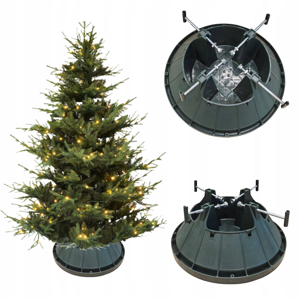 CHRISTMAS TREE STAND LARGE FOR TREE CHRISTMAS TREE STAND GREEN L