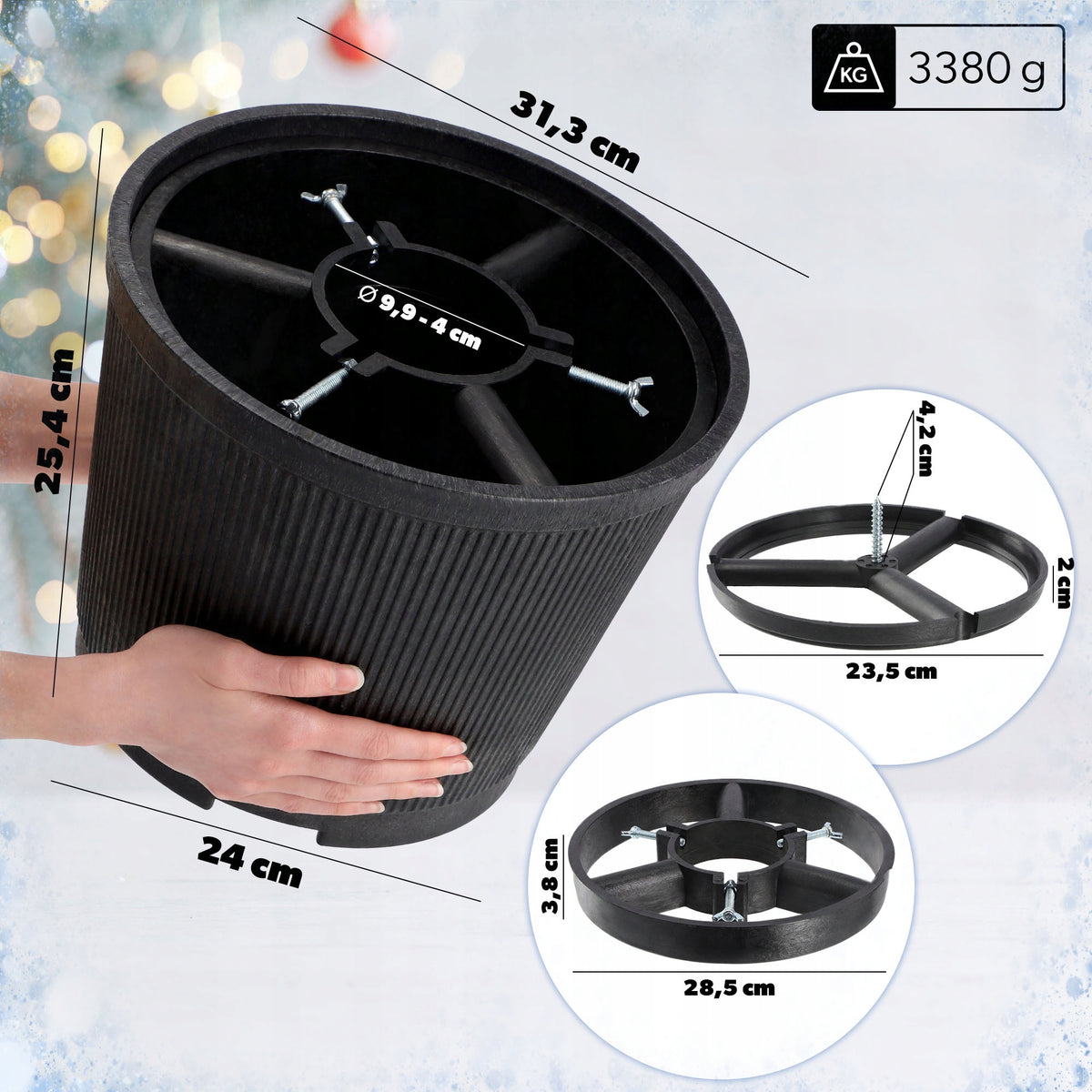 CHRISTMAS TREE STAND LARGE STAND TREE 2,5m Brand Kadax