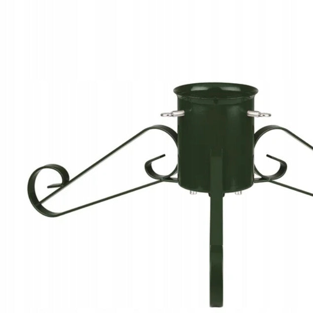 CHRISTMAS TREE STAND METAL GREEN 1,3L TO 2,4M STABLE GRACE Brand Mirpol