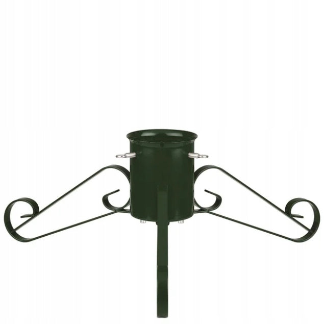 CHRISTMAS TREE STAND METAL GREEN 1,3L TO 2,4M STABLE GRACE