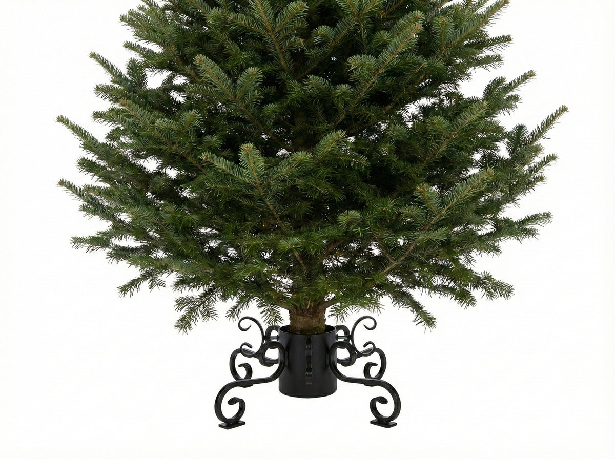 CHRISTMAS TREE STAND METAL MASSIVE FORGED STABLE WATER CHRISTMAS TREE STAND Manufacturer code STOJAK POD CHOINKĘ METALOWY OKRĄGŁY
