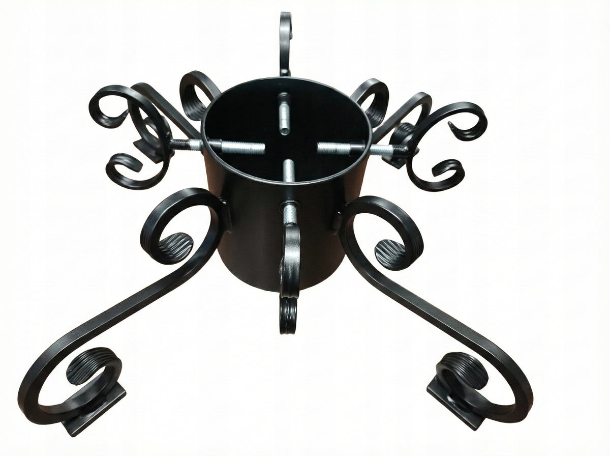 CHRISTMAS TREE STAND METAL MASSIVE FORGED STABLE WATER CHRISTMAS TREE STAND