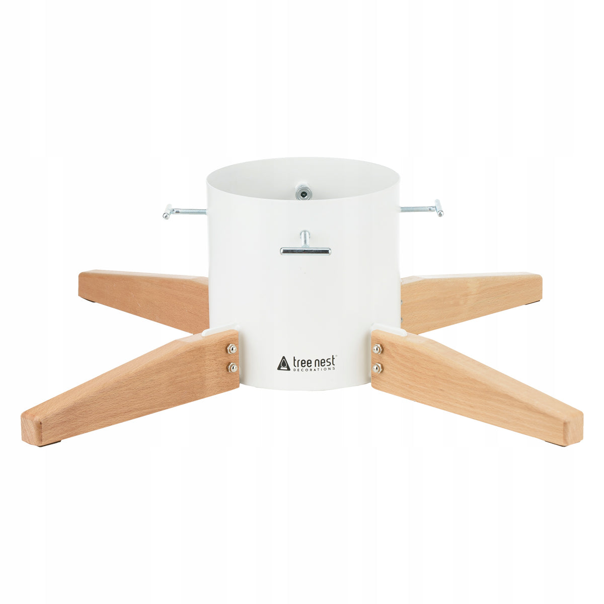CHRISTMAS TREE STAND WITH WATER CONTAINER 3,2 L WHITE SOLID STABLE EAN (GTIN) 6971825807478