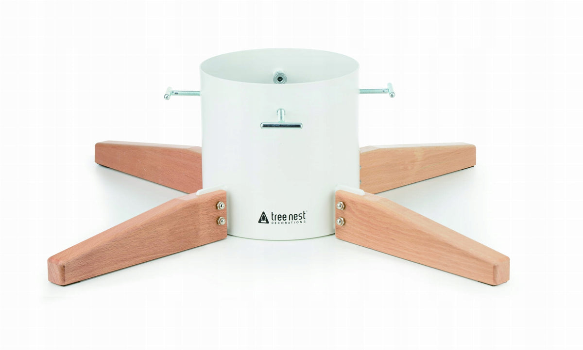 CHRISTMAS TREE STAND WITH WATER CONTAINER 3,2 L WHITE SOLID STABLE Manufacturer code 123605