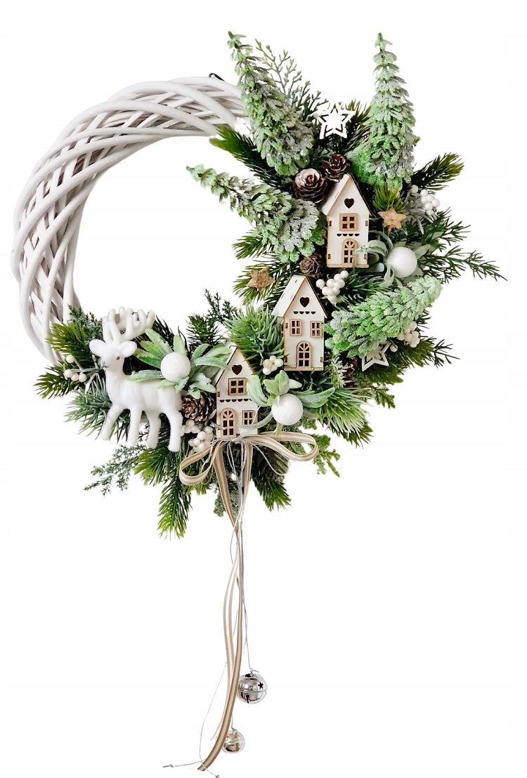 CHRISTMAS WREATH CHRISTMAS DOOR REED