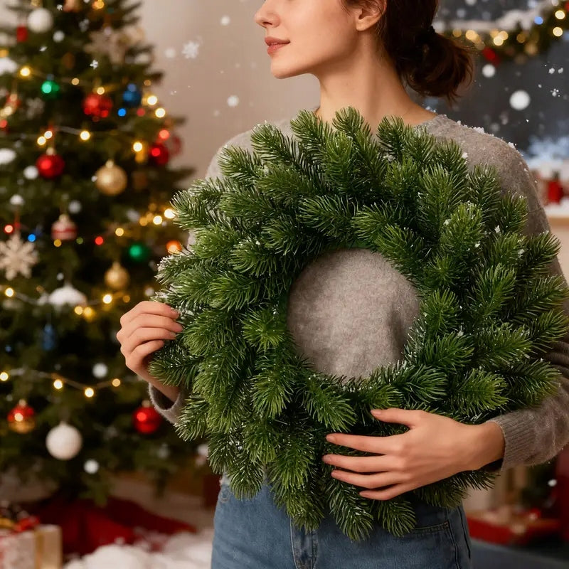 CHRISTMAS WREATH DECORATIVE REED CHRISTMAS WREATH DOOR STAIRCASE Brand no brand