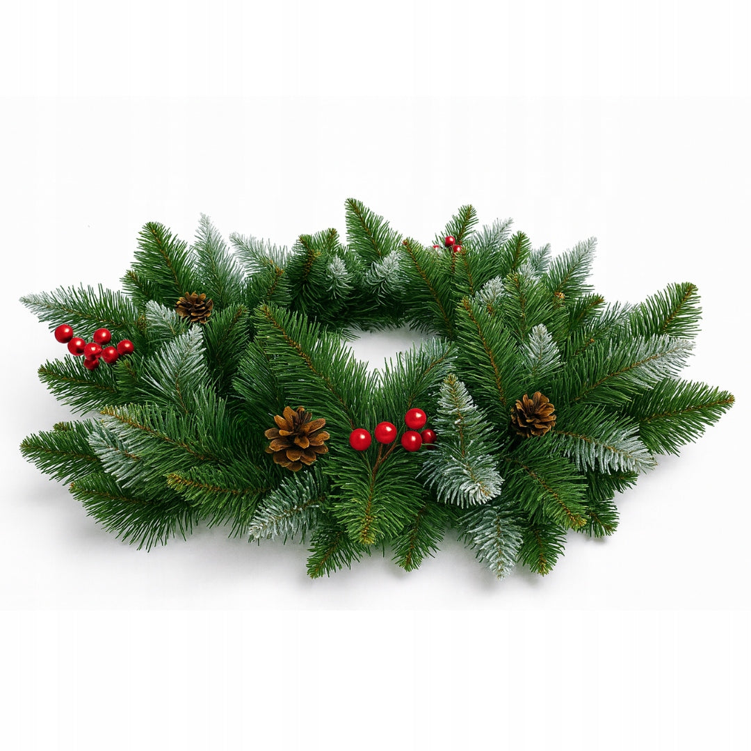 CHRISTMAS WREATH Table Decoration Door DECORATED Packaging status original