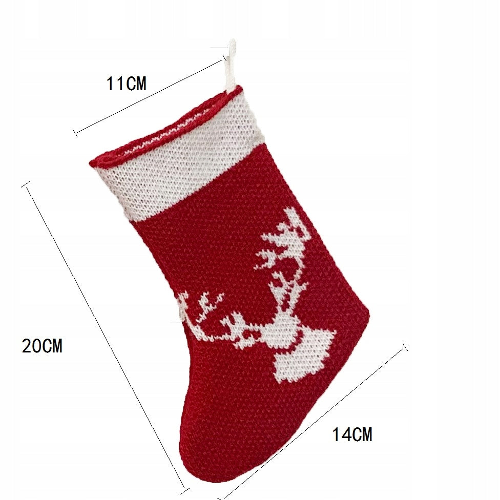 CHRISTMAS socks for gifts fireplace 6 pcs 20cm Brand no brand