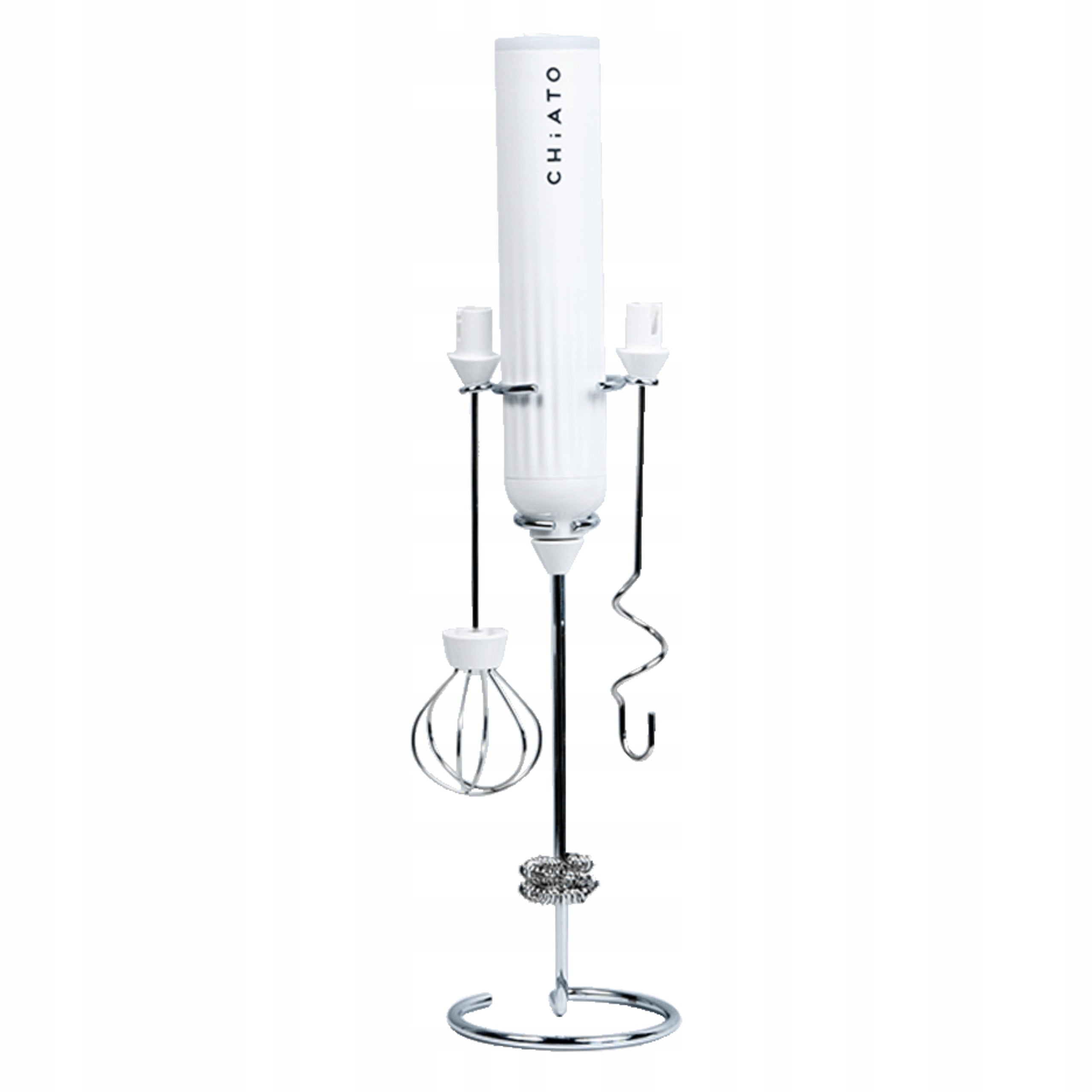 CHiATO lattePLAY electric milk frother – white