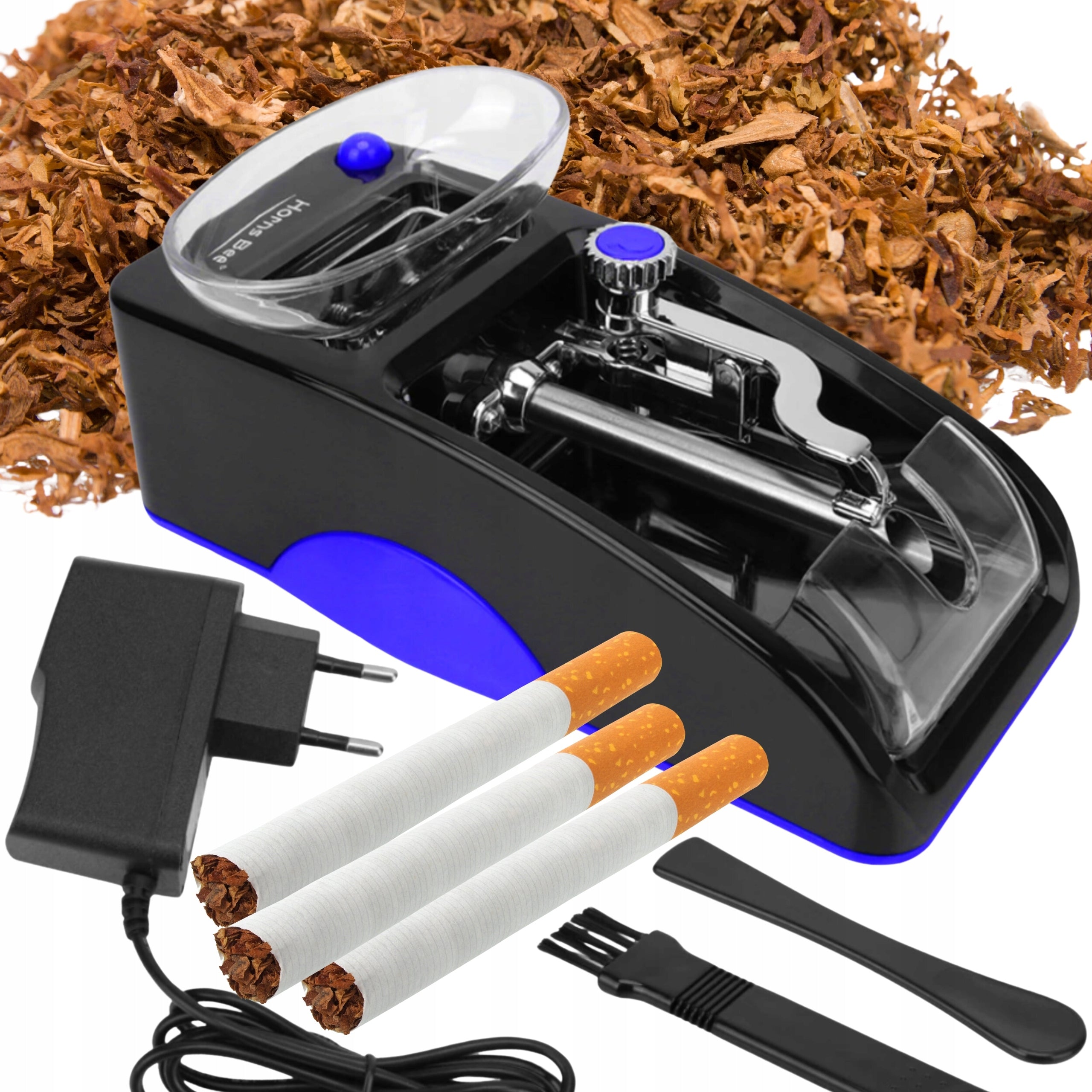CIGARETTE FILLER ELECTRIC TOBACCO MACHINE QUICKLY FILLS TOBACCO Manufacturer code ROBIENIA TYTOŃ