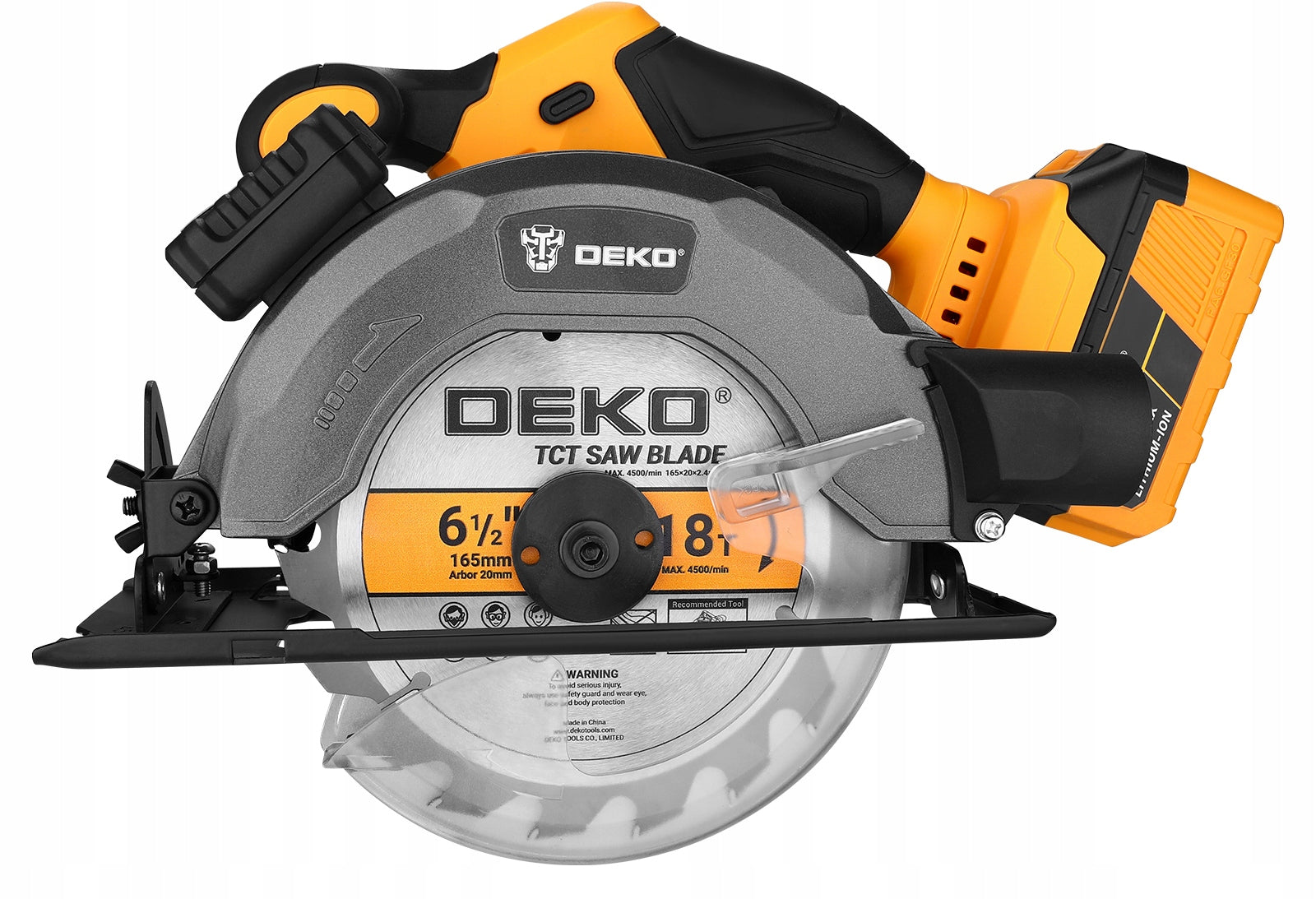 CIRCULAR SAW CORDLESS SAW FOR WOOD CUTTER 1600W 165MM DEKO Packaging status original