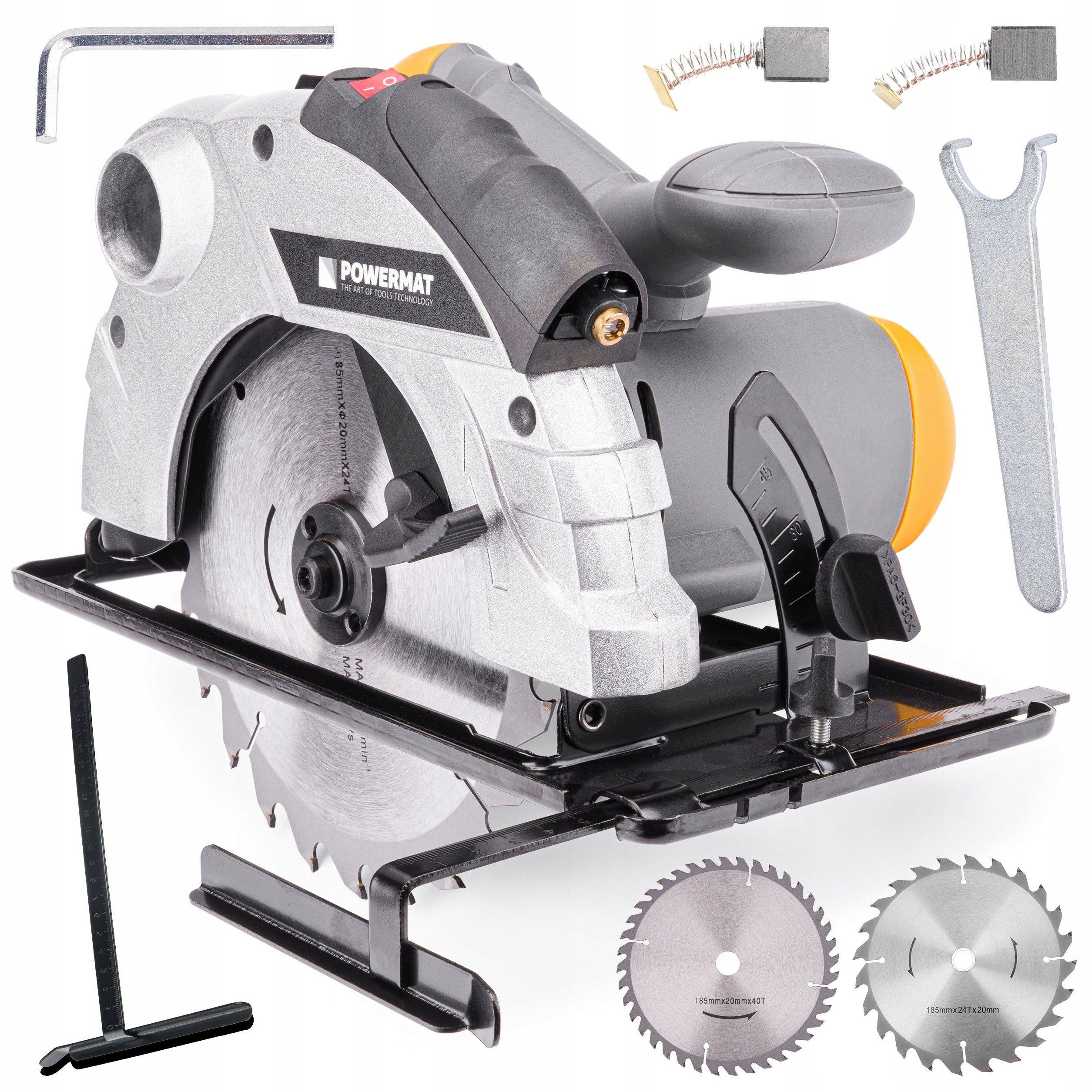CIRCULAR SAW HAND SAW FOR WOOD WITH LASER 2250W CUTTER 185 MM