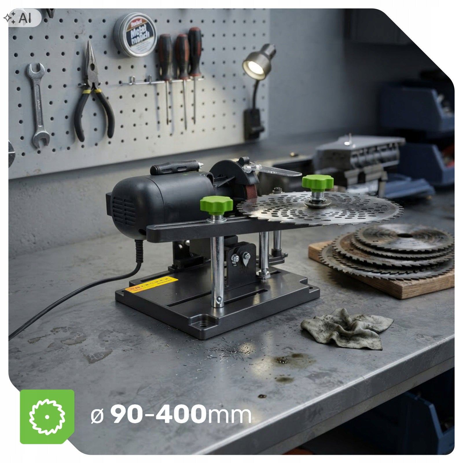 CIRCULAR SAW SHARPENER FOR MITER SAWS + 2 STONES Manufacturer code W34380 OSTRZAŁKA DO PIŁ TARCZOWYCH WIDIOWYCH