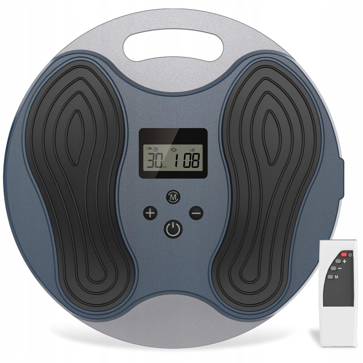 CIRCULATION STIMULATOR FOOT MASSAGER EMS TENS PORTABLE LIGHT BLACK