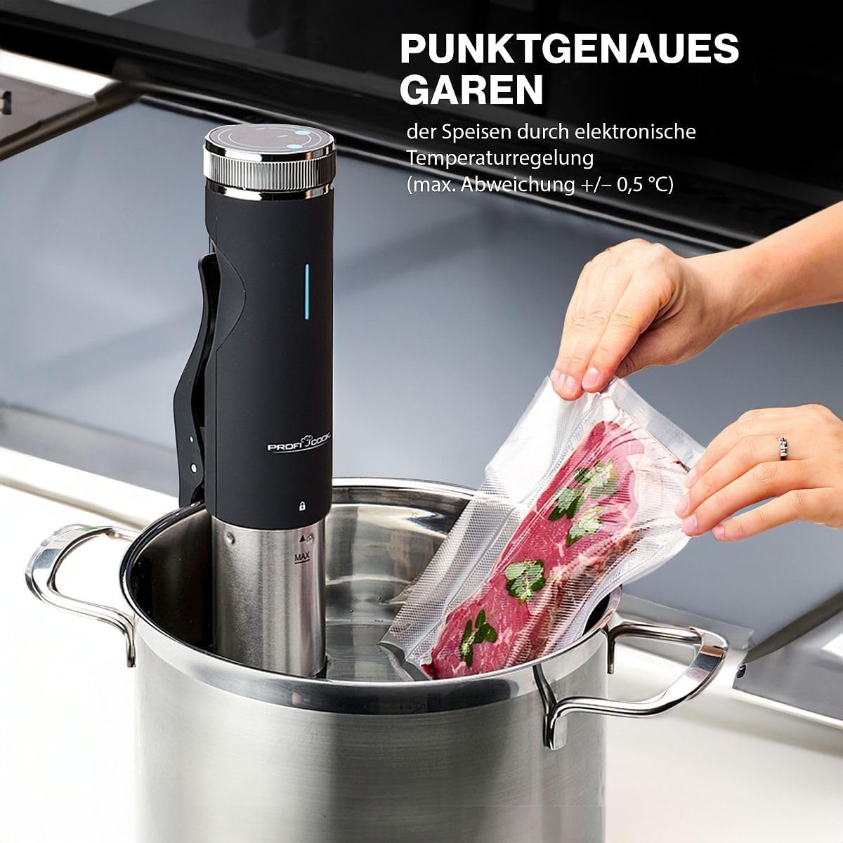 CIRCULATOR SOUS VIDE 8L 800W LED TOUCH PANEL TIMER 0–90°C Manufacturer code 5907400728624